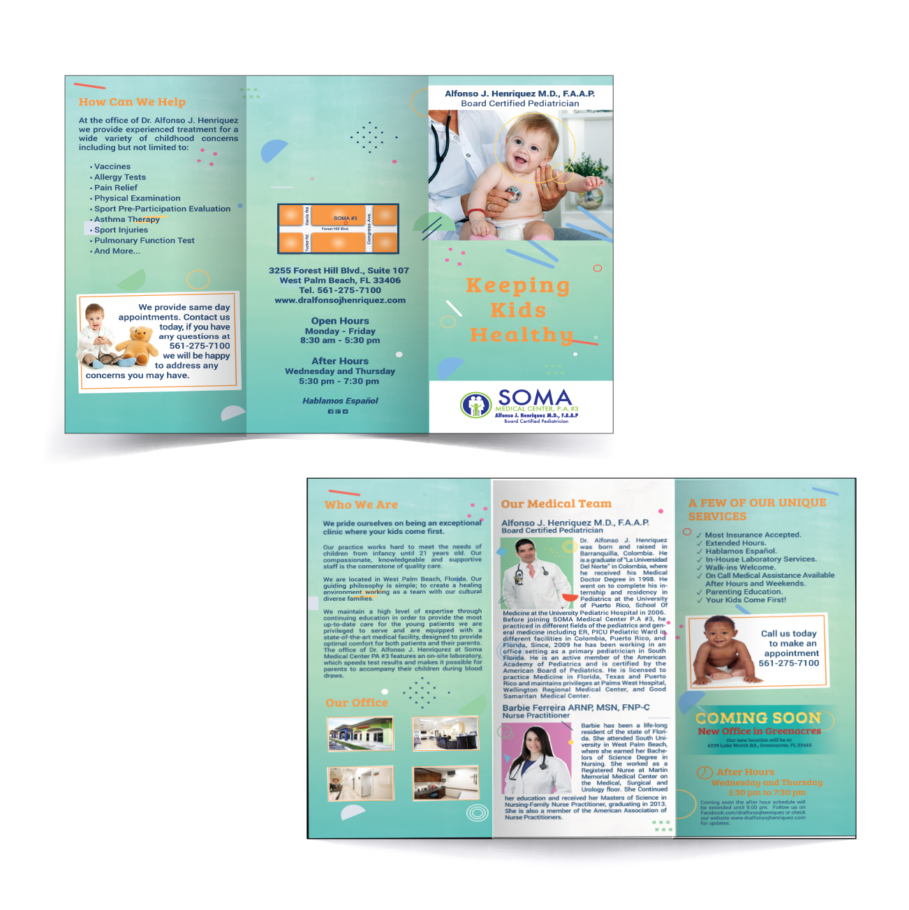 Soma Medical Center PA #3 Brochure Design